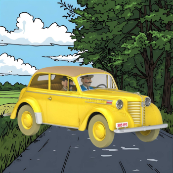 Tim & Struppi Collectible Car 1:24 L’Olympia kaufen | Tintin Modellauto | Hoppla Stuff